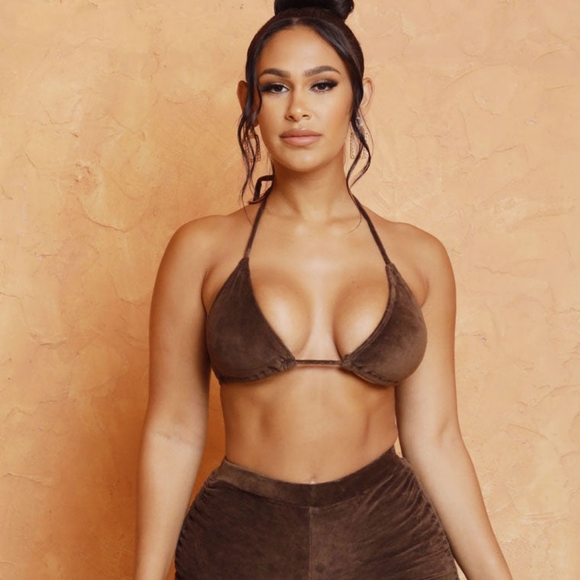 Icon Swim 3 Piece Brown swim set - Picture 6 of 8